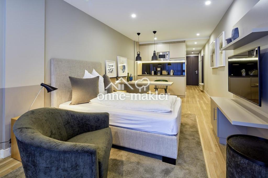 Wunderschönes voll möbliertes 1-Zimmer-Apartment in Stuttgart - direkt gegenüber Milaneo - Photo 3