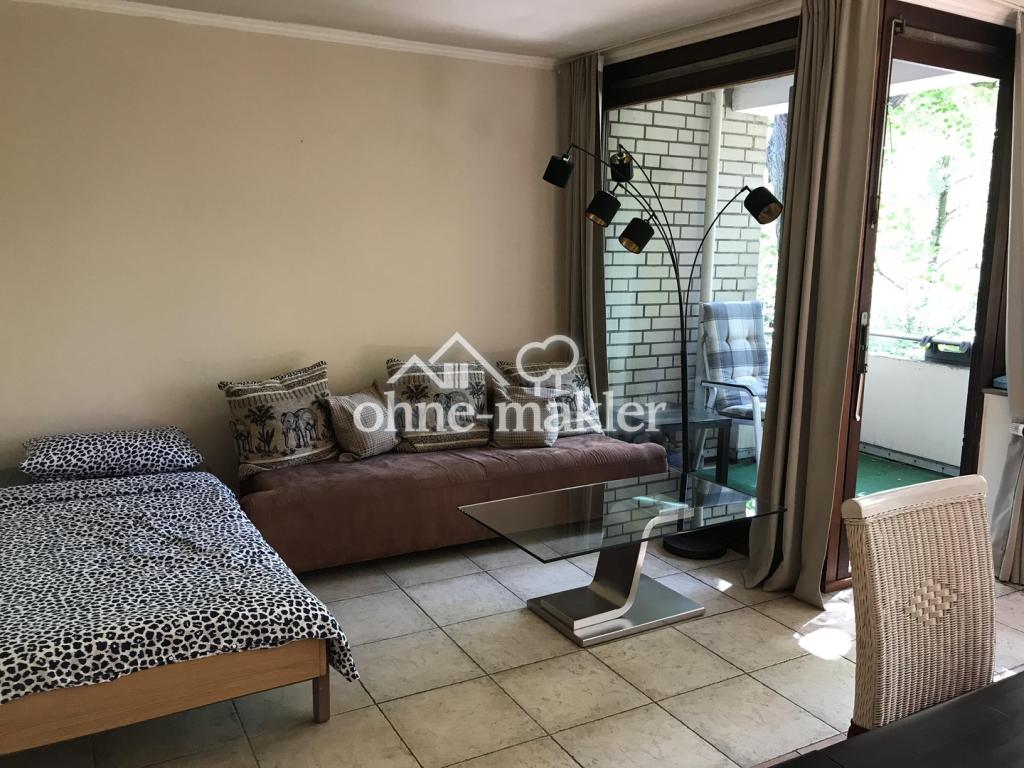 Möblierte 1-Zimmer Wohnung, befristet für 1 Jahr, 5 min von der Alster, Sauna/Schwimmbad - Photo 1