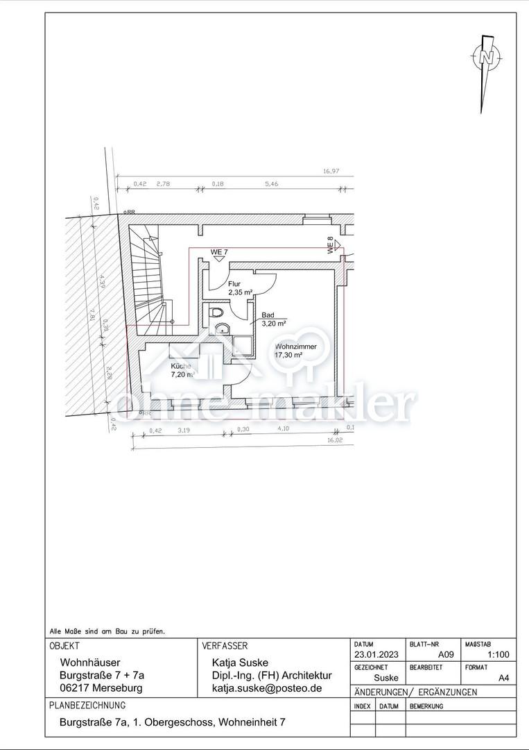 Attraktive 1-Zimmer-Wohnung im Zentrum von Merseburg - Foto 3