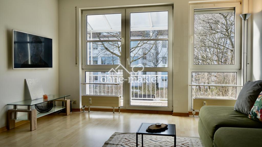 Alt- Moosach 2 Zimmer Whg. mit Süd-Westbalkon möbliert * - Foto 4