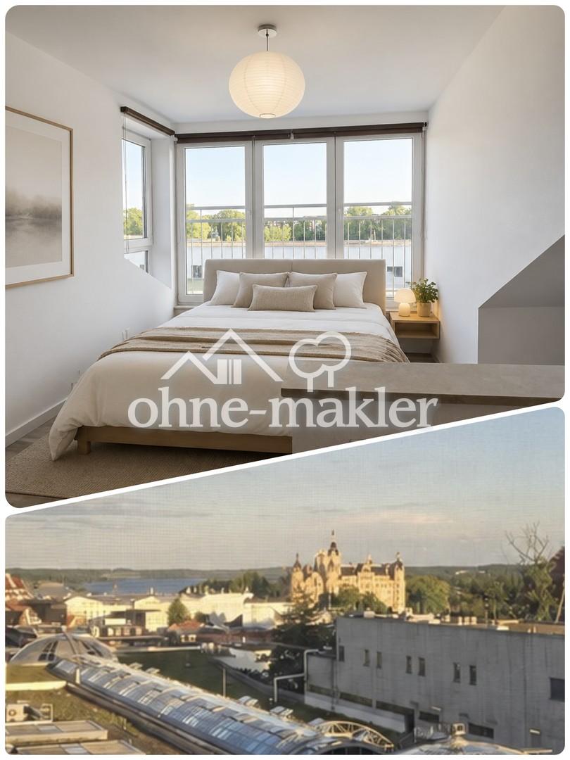 Attraktive 3-Zimmer-Maisonette mit Balkon und Schlossblick in zentraler Lage von Schwerin - Foto 2