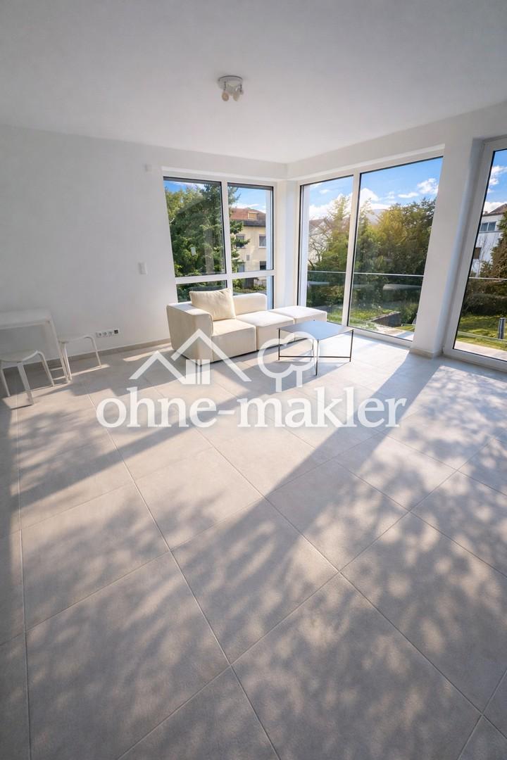 Neubau! Möbliertes Penthouse-Apartment in einem QNG-zertifizierten Green Building in Kelsterbach - Photo 1