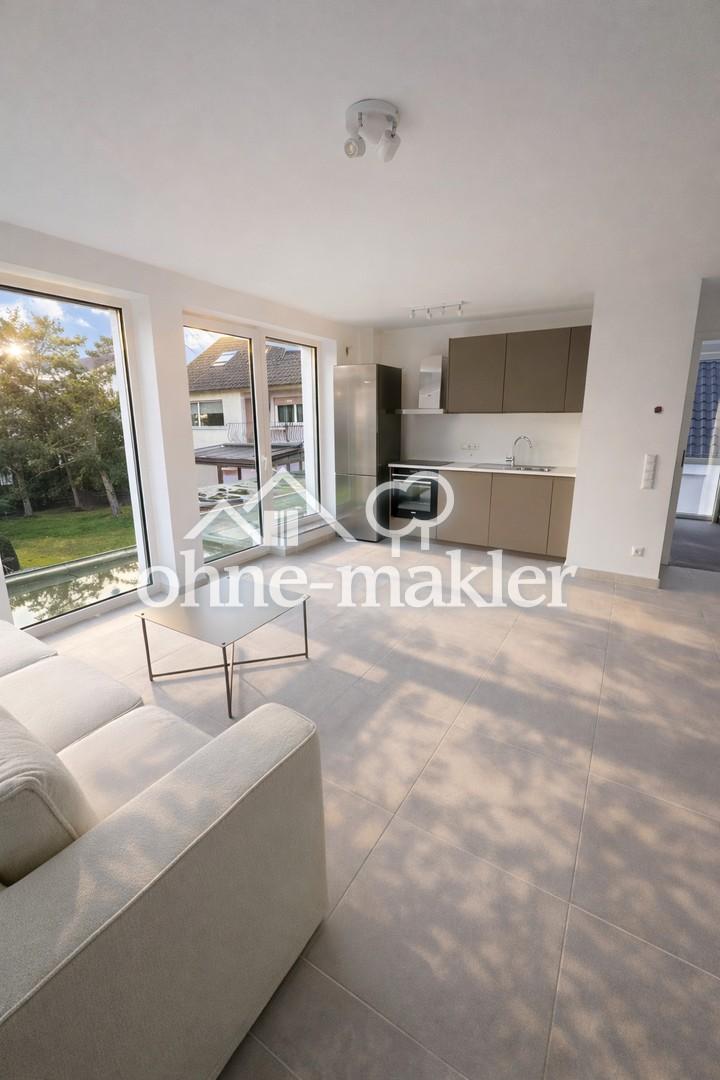 Neubau! Möbliertes Penthouse-Apartment in einem QNG-zertifizierten Green Building in Kelsterbach - Photo 2