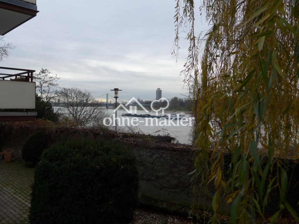 Ruhe in der Stadt: möbliert 42m²-Apartment mit Küche, Bad, Flur, direkt am Rhein. gute Parkmögl - Foto 4