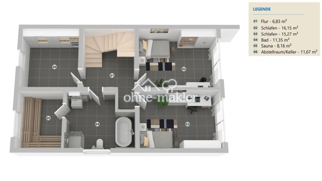 Modernes Reihenendhaus in Hohenecken zu vermieten - Photo 5