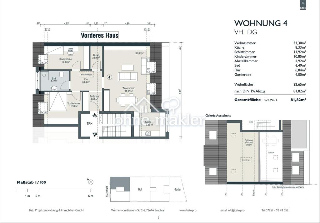 Maisonette Wohnung - Foto 5