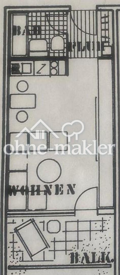 1-Zimmer Wohnung mit moderner Küche in Saarlouis - Foto 5