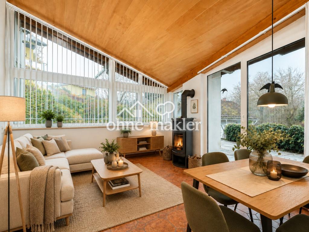 Seltene Gelegenheit: Wohnung mit Terrasse, Kamin & eigenem Garten - Foto 1