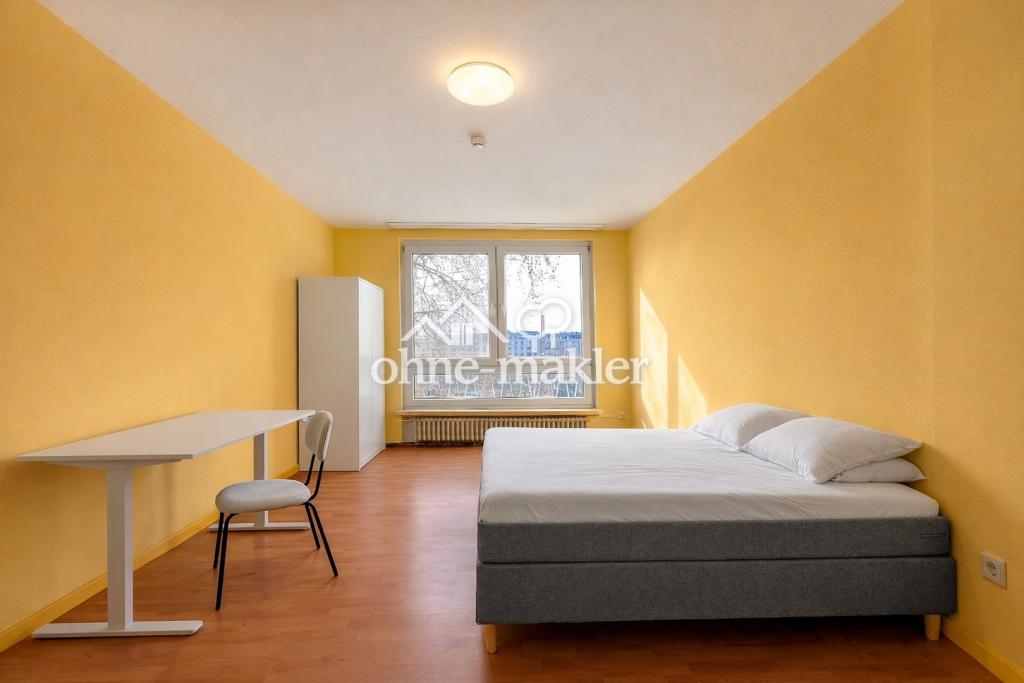 7 Min zur Uni! WG-Neugründung oder als möblierte Wohnung +Balkon- Drei-Zimmer-Wohnung in D-Bilk - Foto 3
