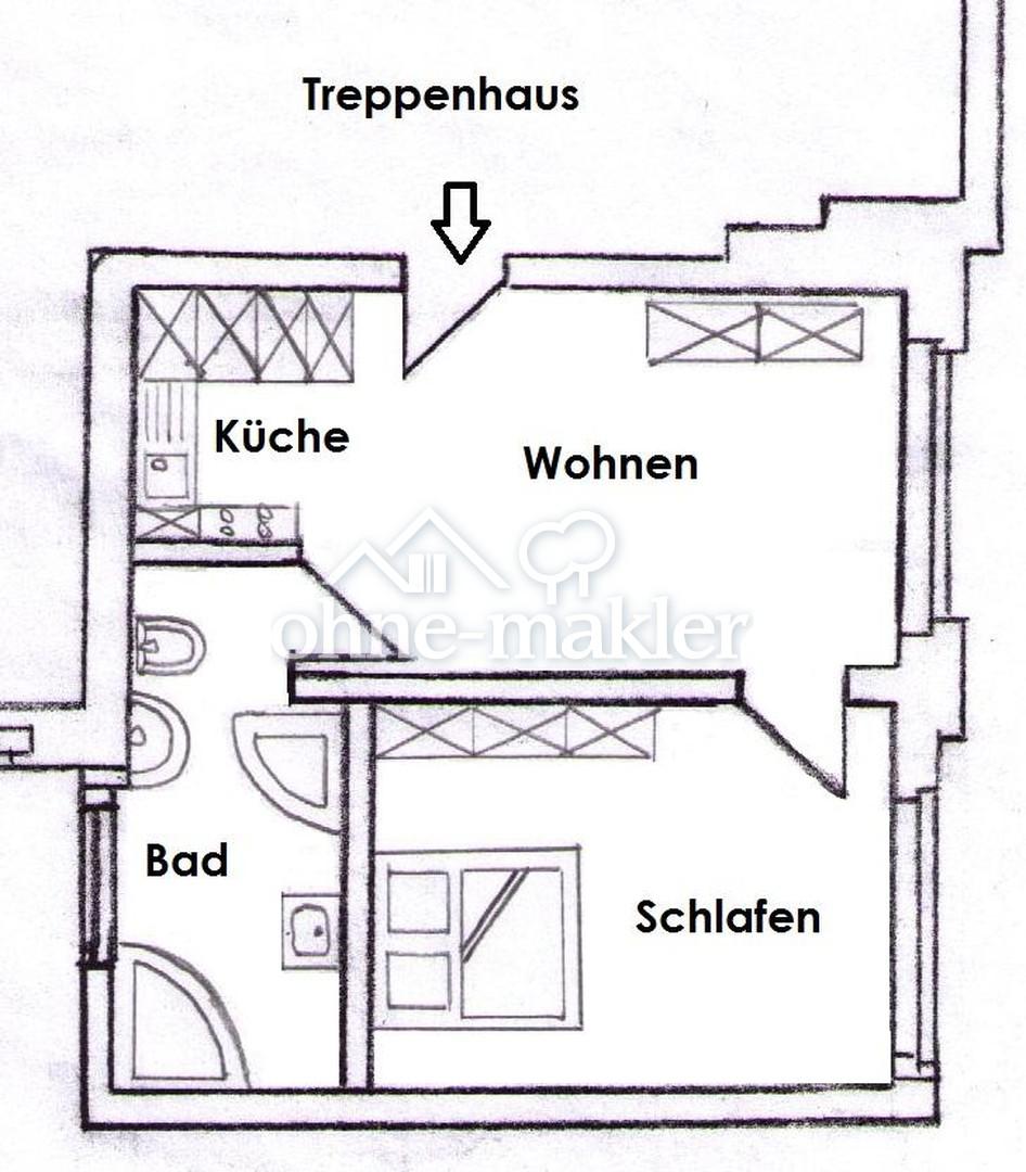 Tolle helle 2R-WE, Garten, schönes Tageslichtbad, Parkplatz, 5 Min zur S-Bahn, 25 Min nach LE - Foto 2