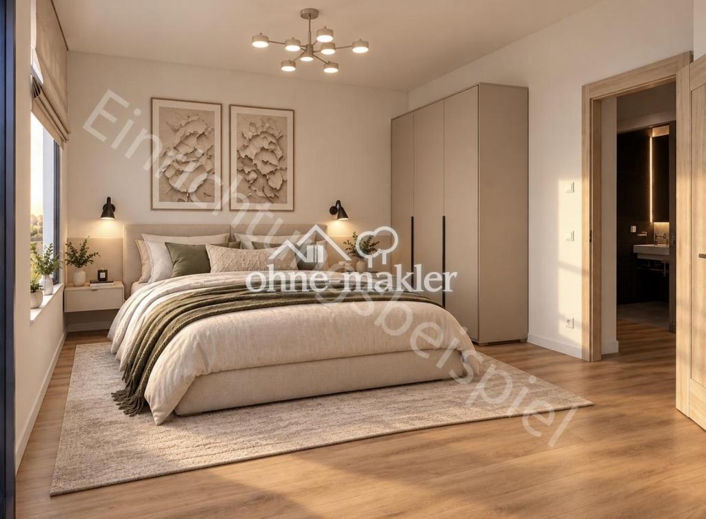 Sonnige 4-Zimmer Wohnung mit 2 Balkonen, Fussbodenheizung, Klimaanlage in Berlin Biesdorf, A15/16 - Foto 5