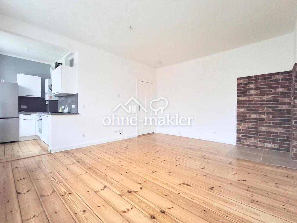 Attraktive 2-Zimmer-Wohnung mit EBK in Eberswalde – 47 m² im 3. OG mit Dielenboden & modernem Bad - Photo 1