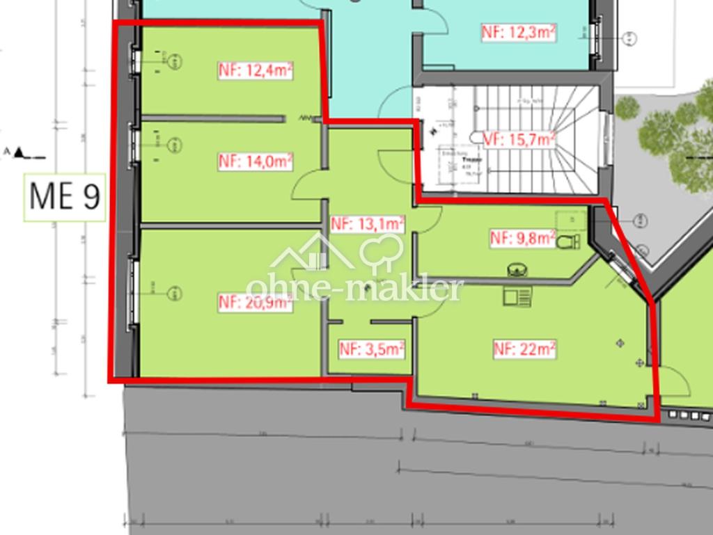 Im Herzen von Halle: 4-Zimmer-Wohnung im ruhigen Hinterhaus gelegen - Photo 4