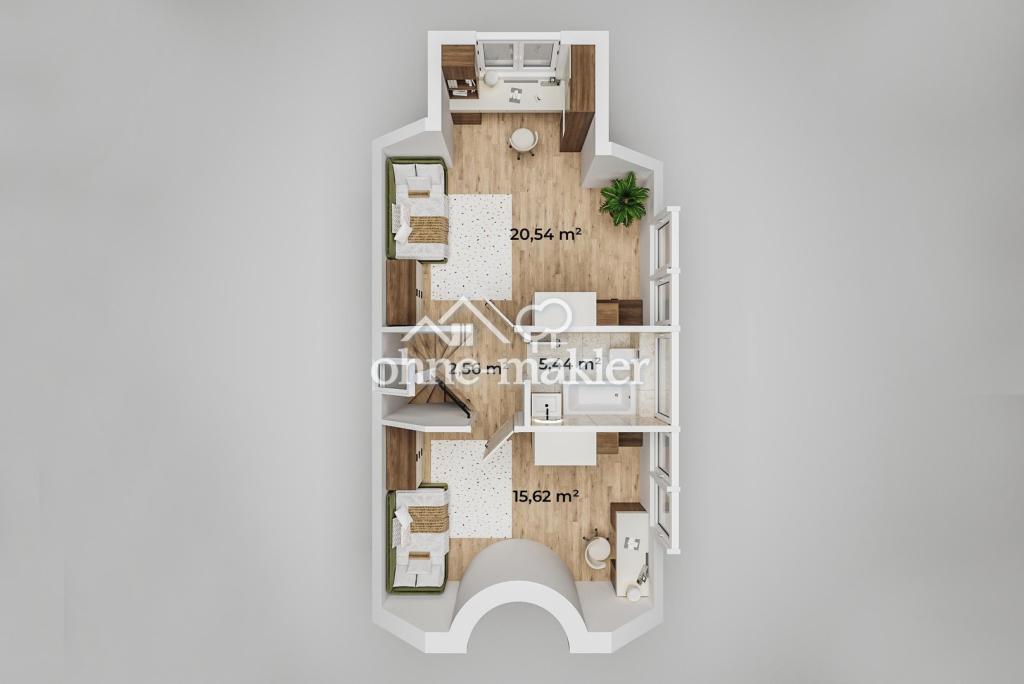 4-Zimmer Maisonette – ca. 120 m² – 2 Bäder – hell & ruhig - Photo 2