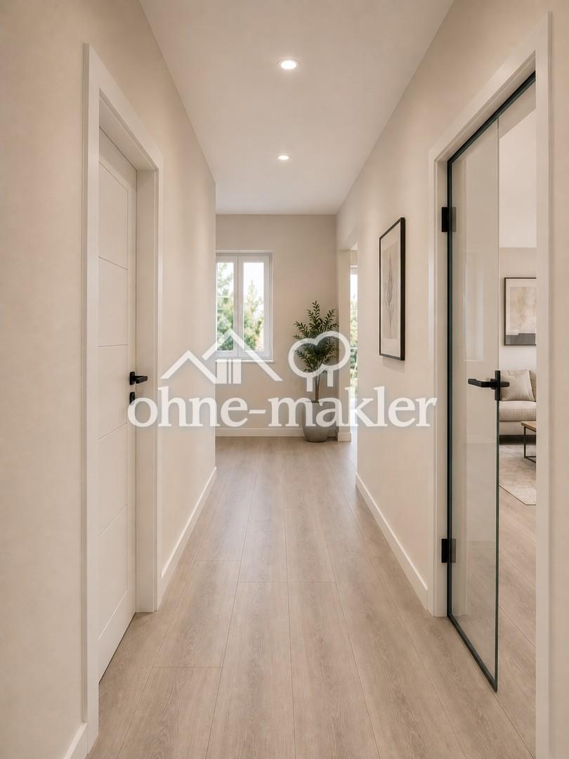Wunderschöne 4 Raumwohnung mit großer Terrasse und Gartenanteil - Foto 5