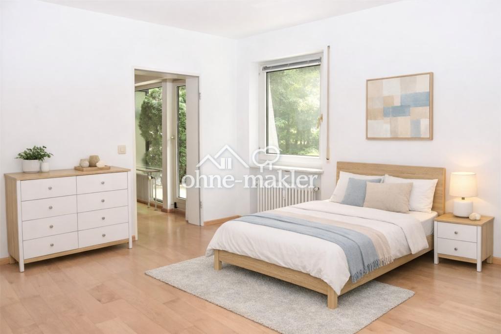 Möblierte 3‑Zimmer‑Terrassenwohnung in der Menterschwaige mit Garten, Terrasse und 2 Bädern - Photo 3