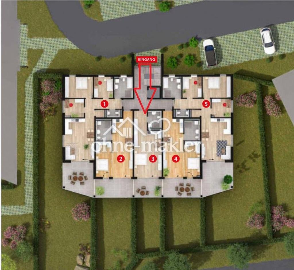 Neubauwohnung mit Einbauküche in Steinberg am See - Foto 1