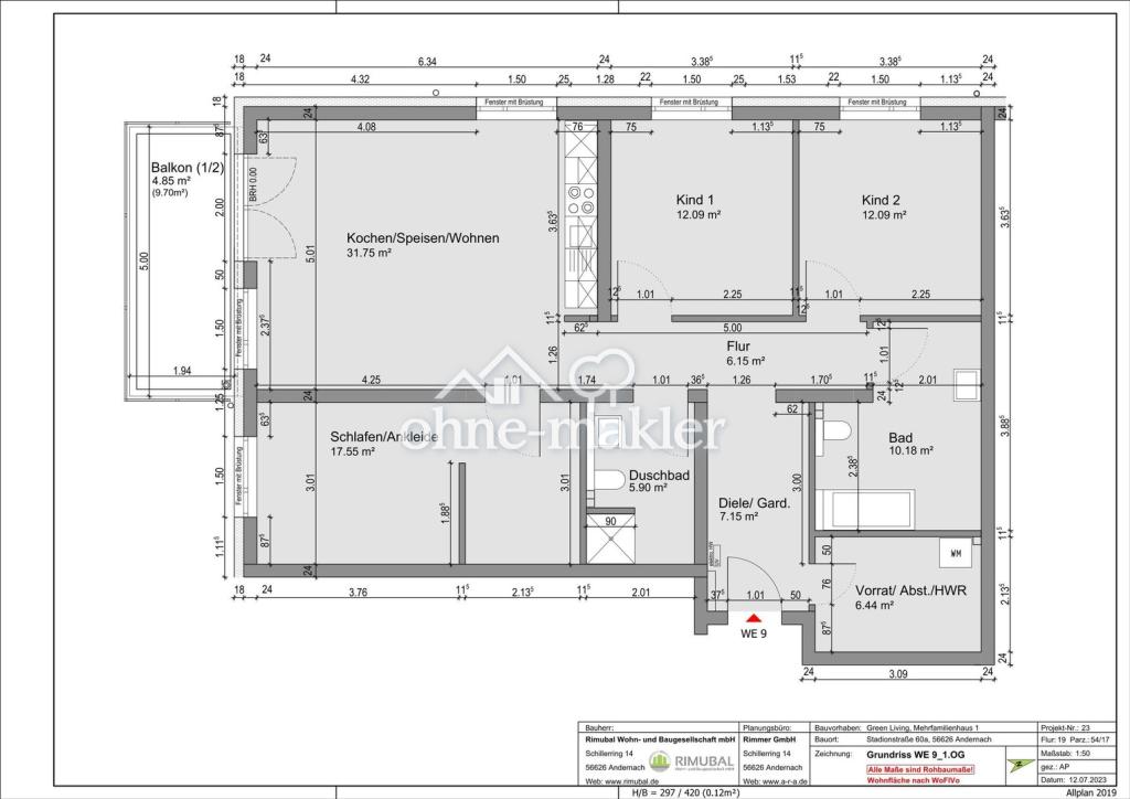 Helle und moderne Wohnatmosphäre in einer 4-Zimmer Wohnung! - Photo 3