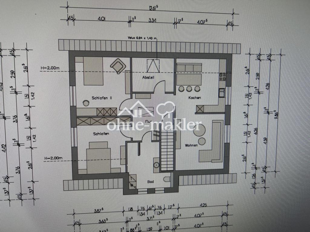 Hochwertige neuwertige Oberwohnung mit kleiner Terrasse, moderner Küche in ruhiger Lage - Foto 3