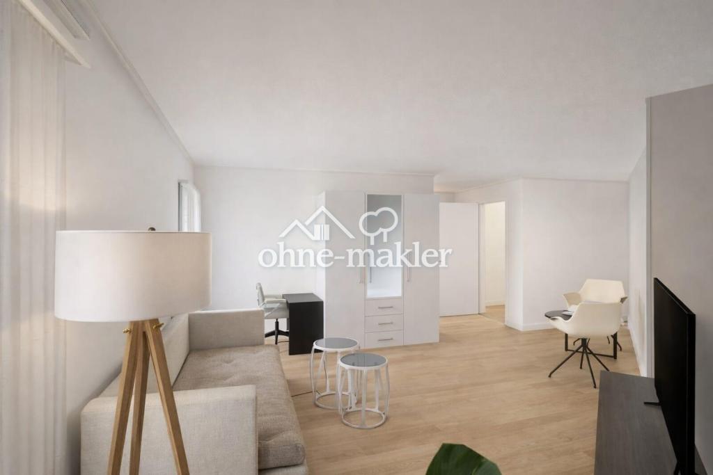 1 Zimmer Wohnung Karlsruhe Waldstadt - Foto 2