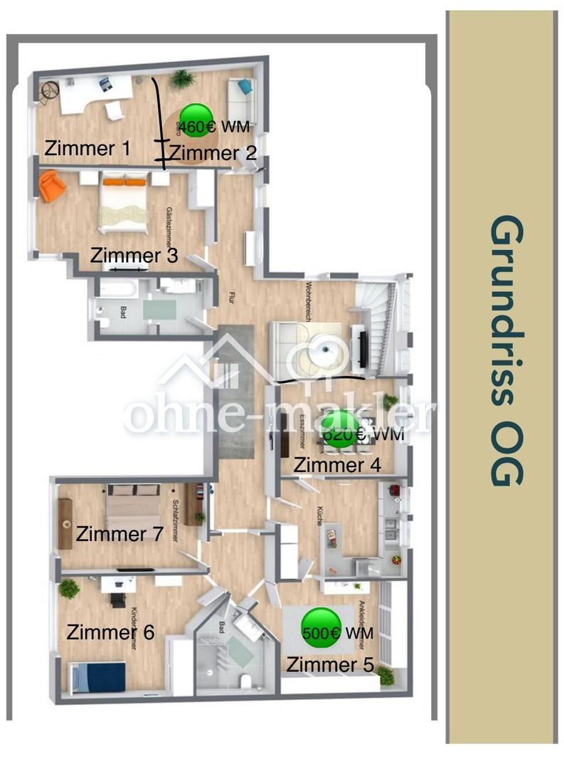 Central Furnished WG‑Zimmer in Kaiserslautern for 2 | Shared Apartment ideal for Int. Residents - Photo 3