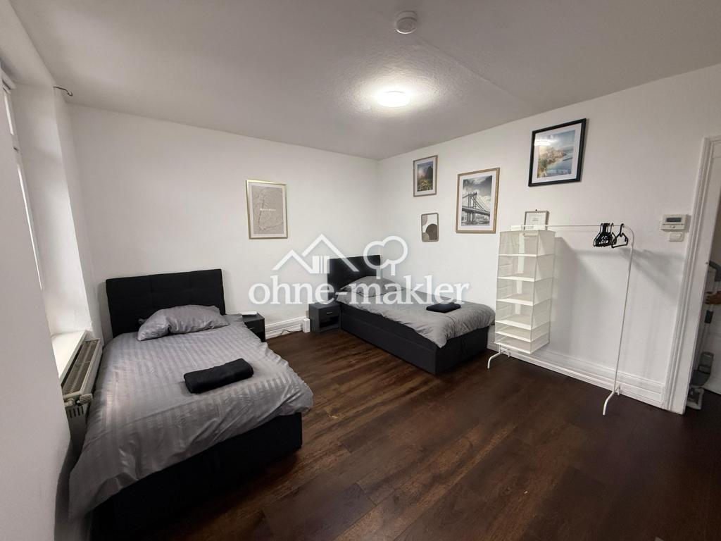 Möbilierte Wohnung frankfurt, Schneebergerstraße, Westlage, Cafés, Drei Zimmer, Küche, Bad - Photo 3