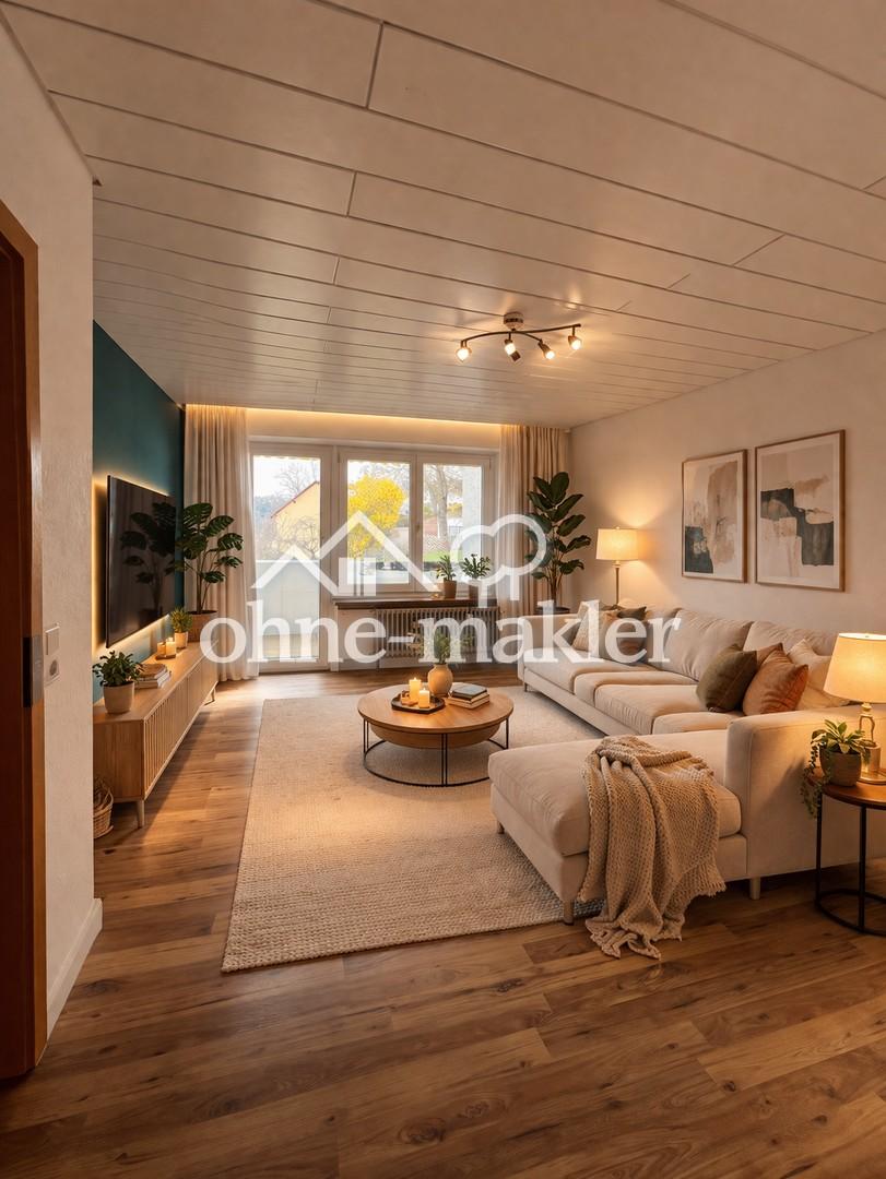 2 Zimmer Wohnung, 58,7 qm EBK, Balkon - Foto 1