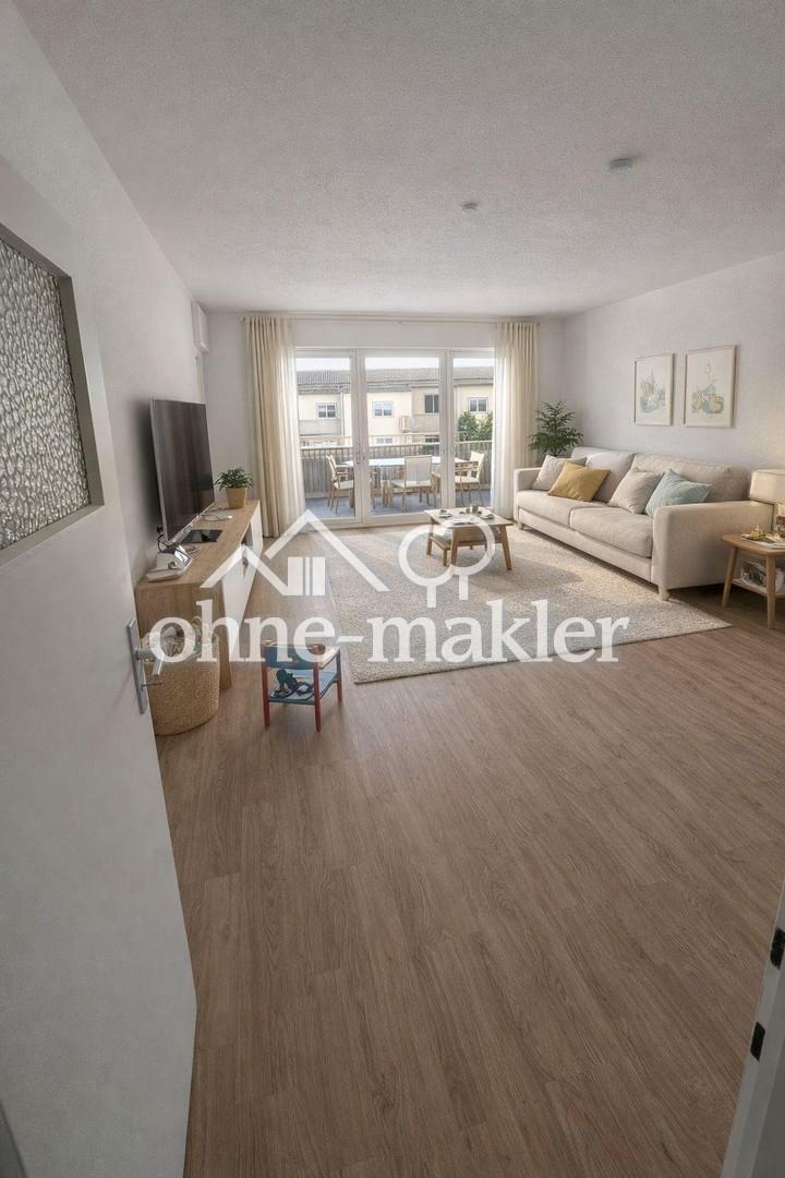Erstbezug nach Kernsanierung – Sonnendurchflutete 4-Zimmer-Wohnung mit Balkon in Eggenstein - Photo 1