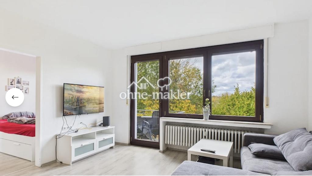 Blick ins Grüne: Möblierte, helle 1,5-Zimmer-Wohnung mit Balkon im 1. OG in Bochum-Werne - Photo 2