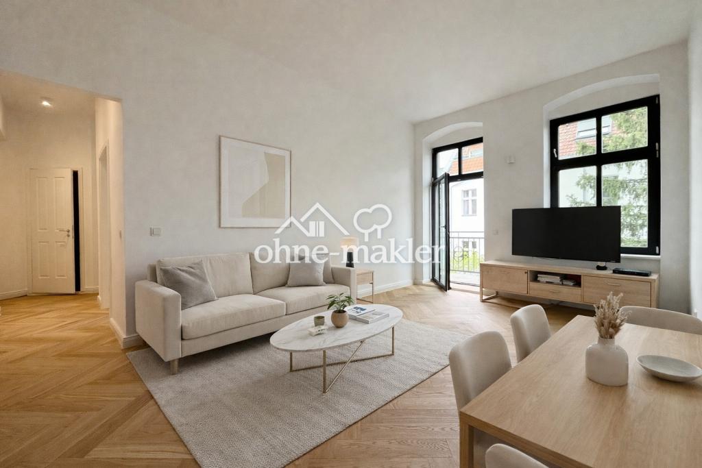 Möbliertes 2-Zimmer-Apartment mit Balkon im ruhigen HH eines sanierten Altbaus mit bester Anbindung! - Foto 1