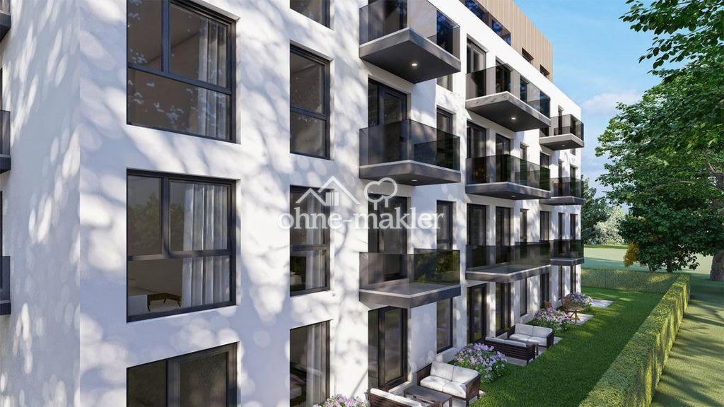 Bester Energiestandard! Moderne 1-Zi-Wohnung mit Balkon und Küche - KFW 40 NH - Photo 5
