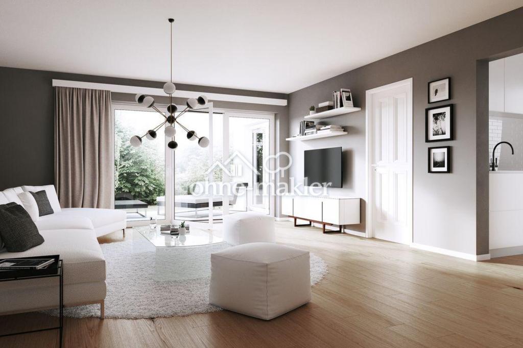 Bester Energiestandard! Moderne 1-Zi-Wohnung mit Balkon und Küche - KFW 40 NH - Foto 2