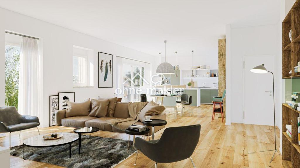 Bester Energiestandard! Moderne 1-Zi-Wohnung mit Balkon und Küche - KFW 40 NH - Foto 1