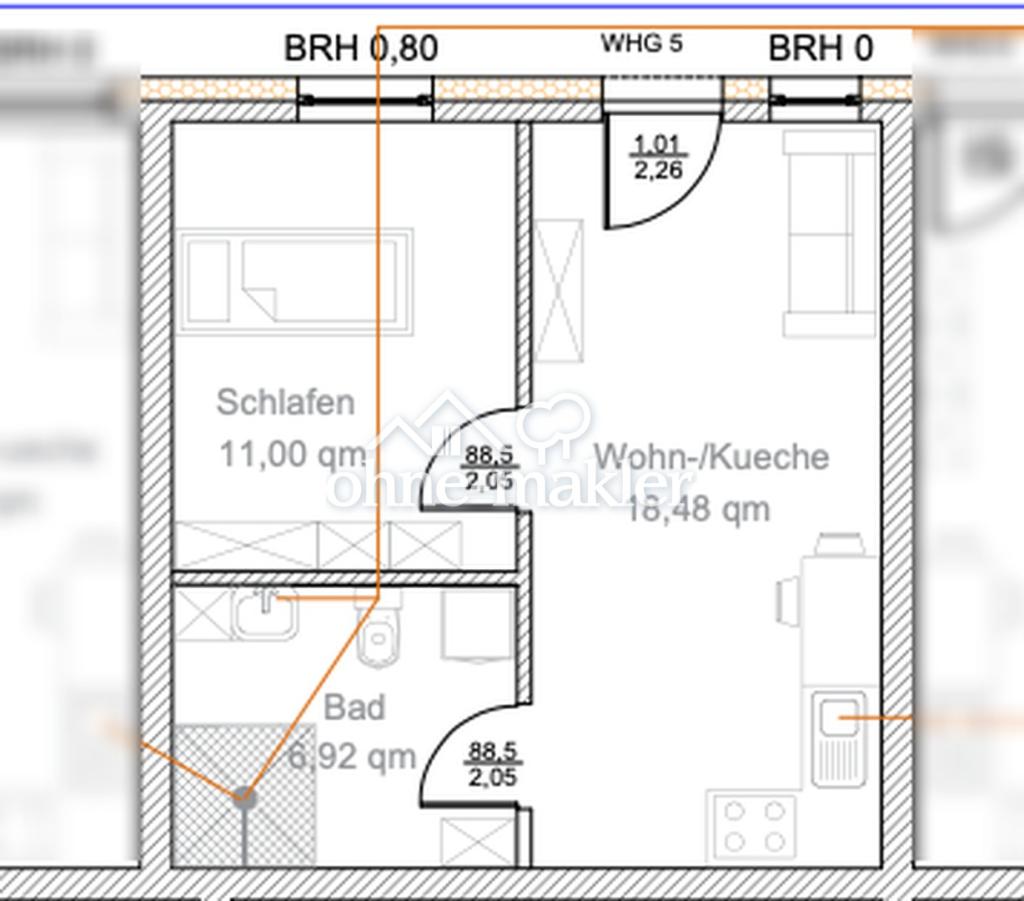 2-Zimmer-Wohnung im Erdgeschoss in Diepenau zu vermieten - Photo 3
