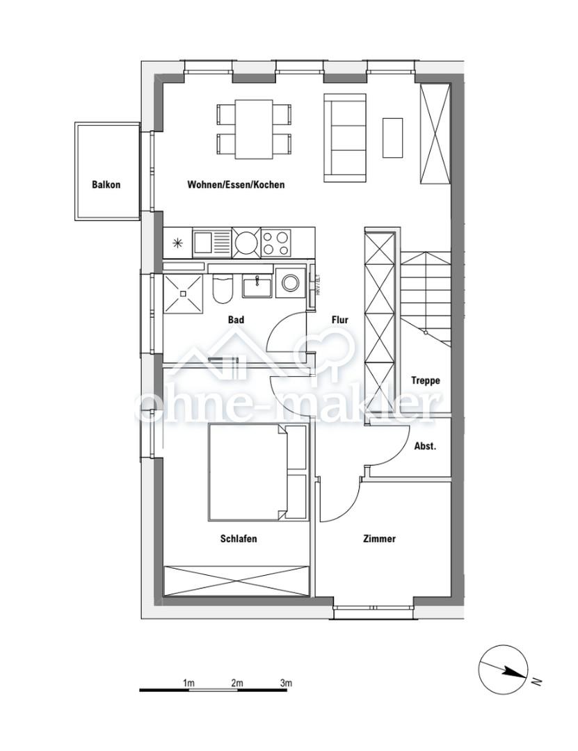 Attraktive 3-Zimmer-Wohnung – familienfreundlich & ruhig gelegen - Photo 4