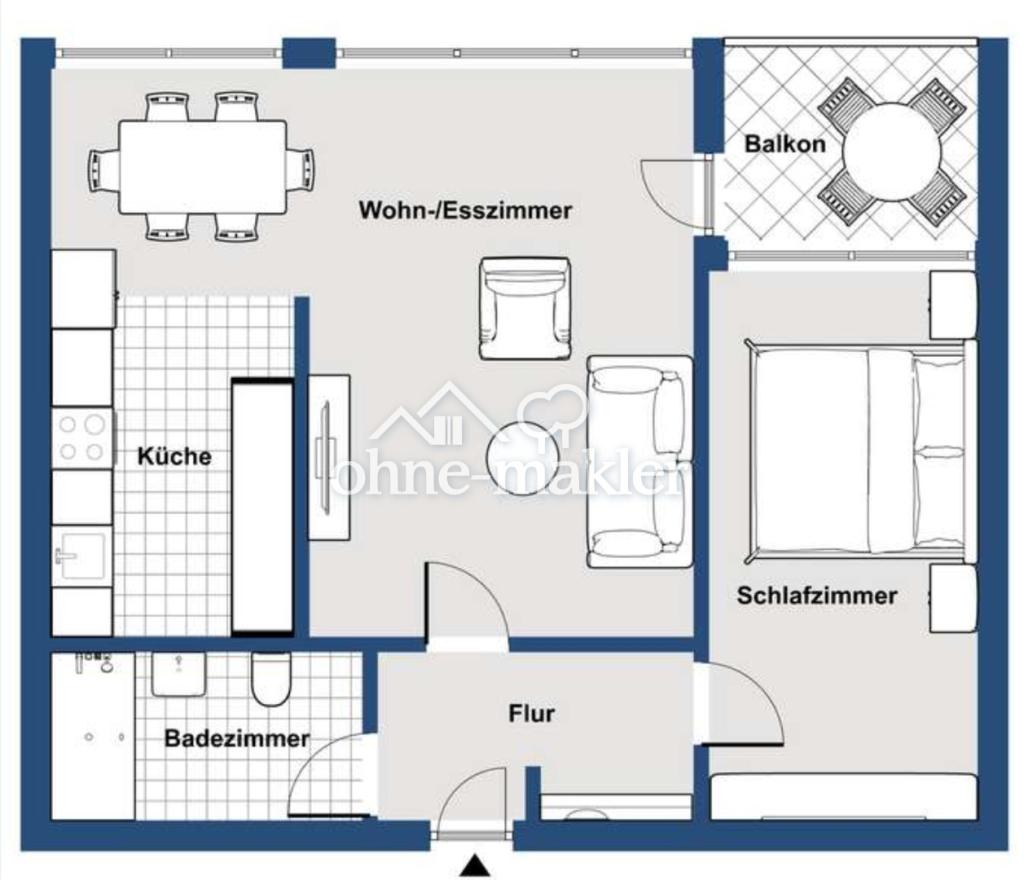 Charmante 2-Zimmer-Wohnung in Ludwigsburg-Neckarweihingen - Photo 3