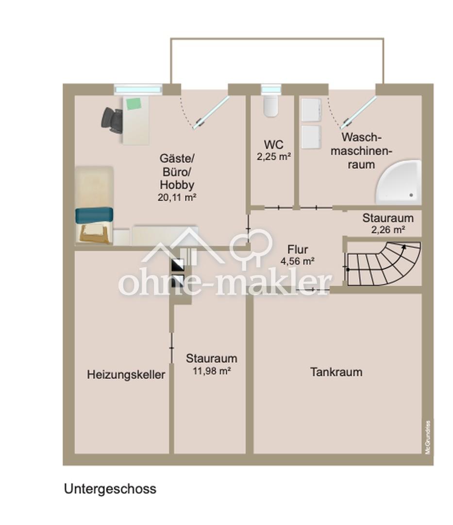 Großzügiges Haus mit Einliegerwohnung am See zur Miete - Foto 5