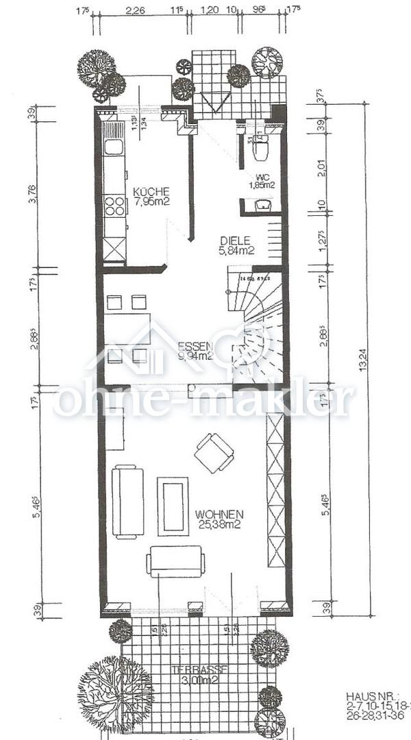 Gepflegtes Reihenhaus in Schwerin-Friedrichsthall - Foto 3