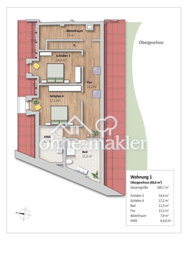 Modern mit historischem Flair und viel Platz für Familien - Photo 5