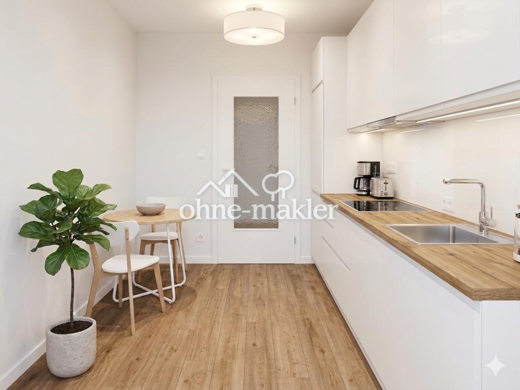 Erstbezug nach Renovierung | 2,5-Zimmer Wohnung mit Süd-Balkon in Regensburg-Steinweg - Foto 3