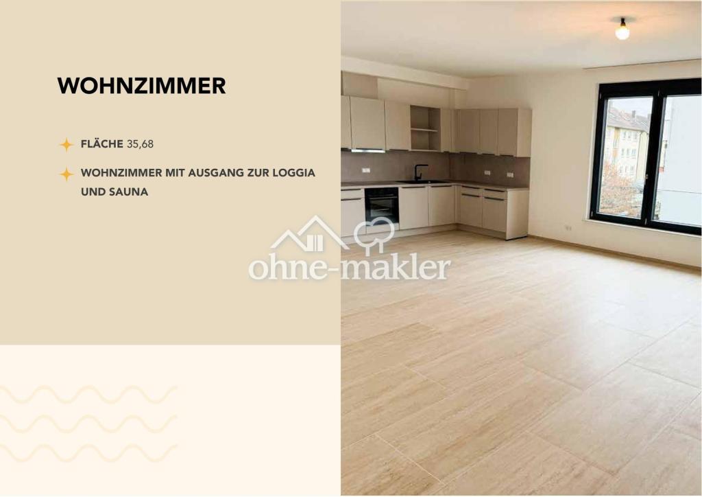 Erstbezug- hochwertige 4-Zimmer-Neubauwohnung mit 2,8m Deckenhöhe, Loggia und Sauna - Photo 1