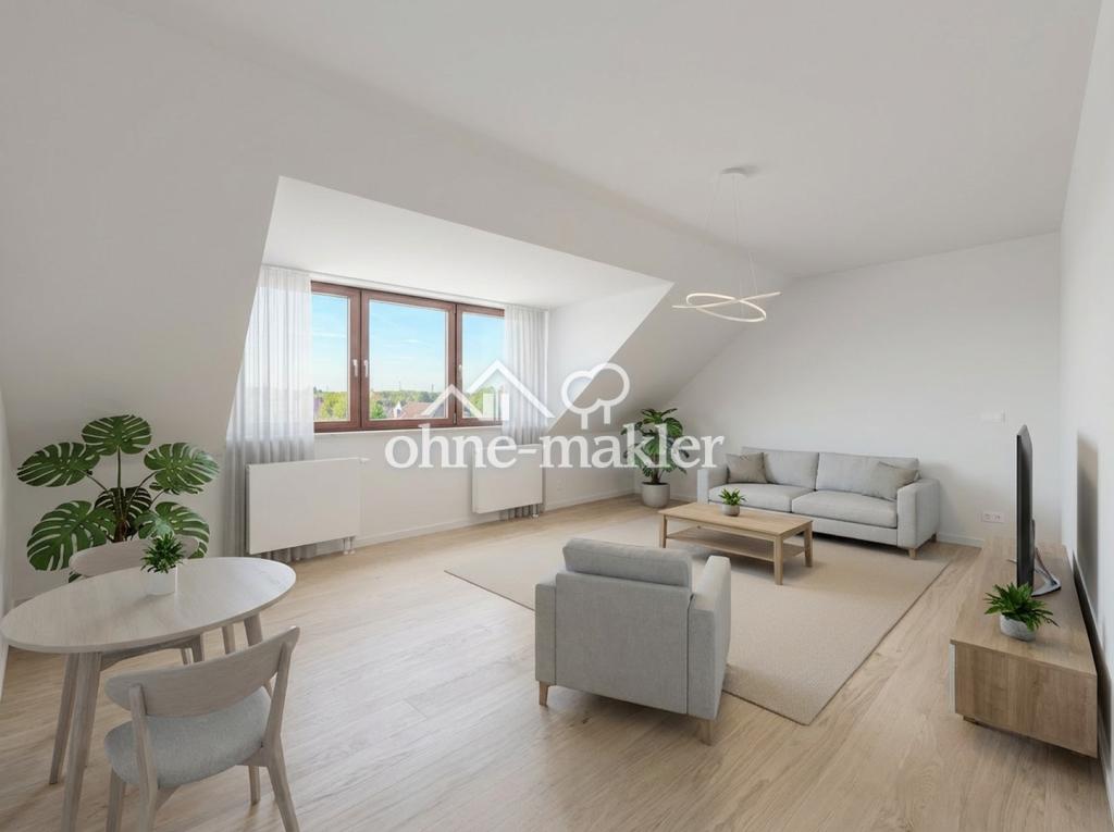 Helle 2-Zimmer-Dachgeschosswohnung mit besonderem Charme - Foto 1