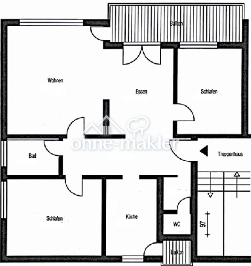 3-Zimmer-Wohnung mit 2 Balkonen, Küche & Stellplatz – Haustiere willkommen - Photo 3