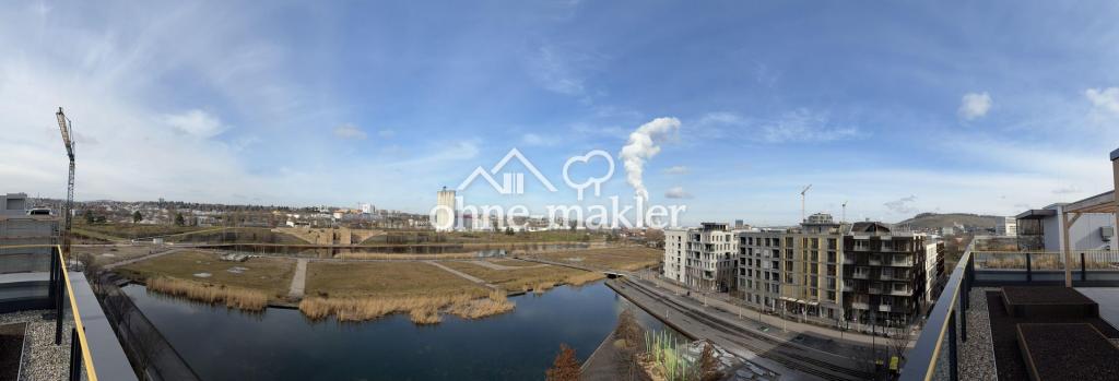 Erstbezug: 2-Zimmer im 3. OG mit EBK, Loggia & Wasserblick | Neckarbogen Heilbronn - Photo 5