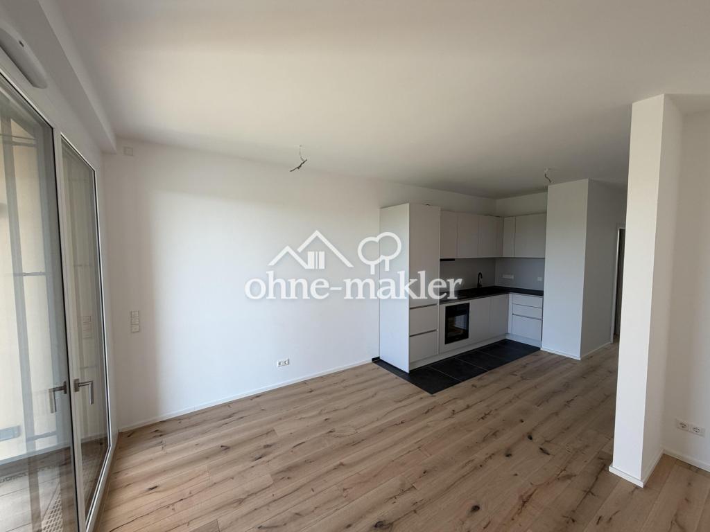 Erstbezug: 2-Zimmer im 3. OG mit EBK, Loggia & Wasserblick | Neckarbogen Heilbronn - Photo 1