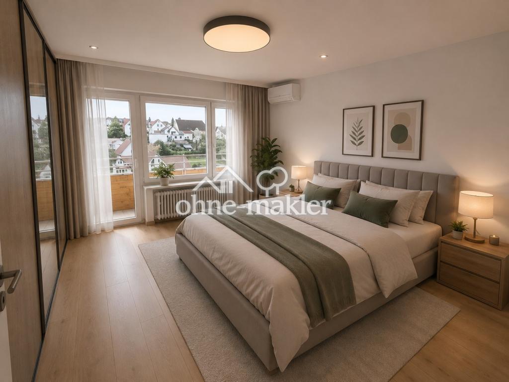 Helle Wohnung mit Teilklimatisierung im Herzen von Lützelsachsen - Photo 4