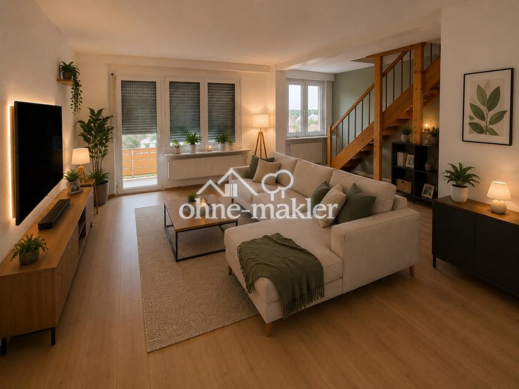 Helle Wohnung mit Teilklimatisierung im Herzen von Lützelsachsen - Photo 1