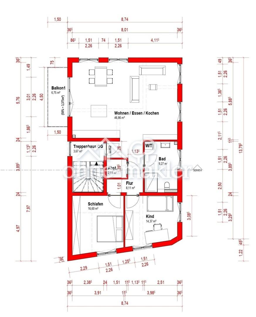 TOP 3-Zimmer-Neubauwohnung (98 m²) sehr hell mit großem Balkon, Tageslichtbad in Top-Lage & KfW-40 - Photo 5