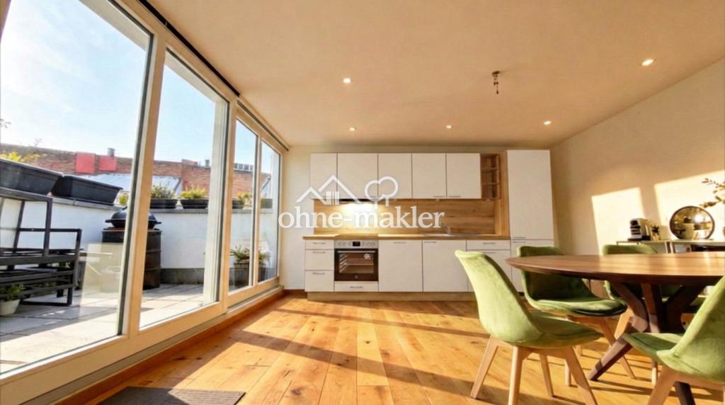 Berufstätigen-WG in der alten Likörfabrik, Dachterasse, historische Altstadt - Foto 4