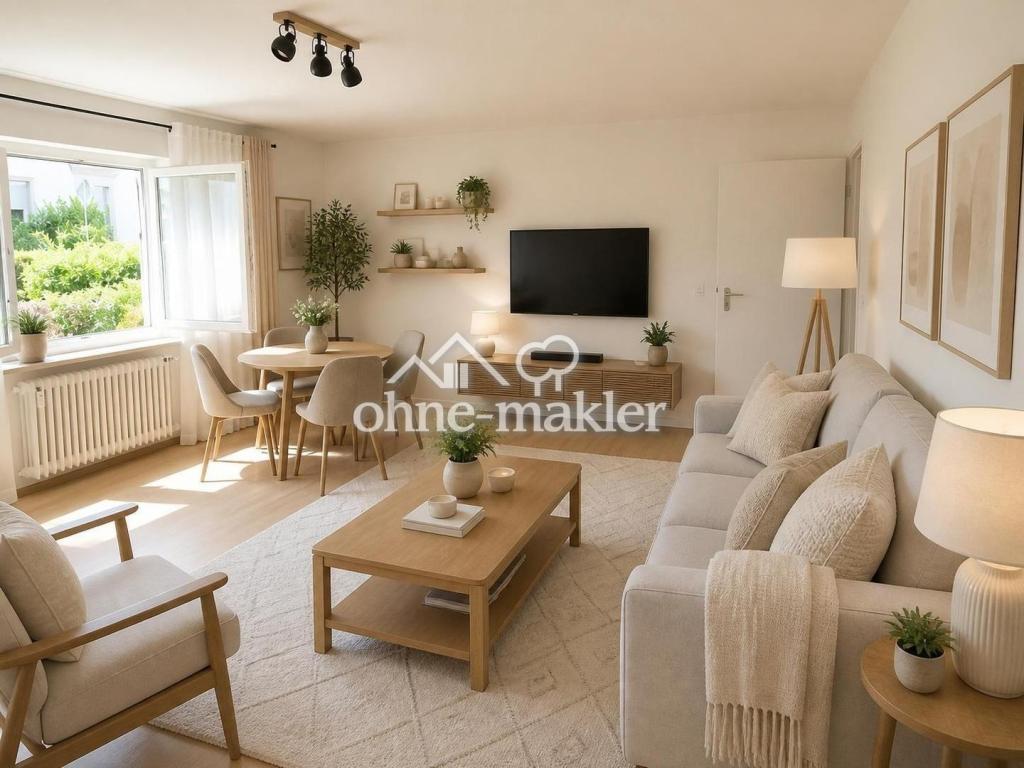 Super Lage: Attraktive 2 Zi, Kü, Bad, Keller, Trockenraum, Stellplatz, Garten zur Mitbenutzung - Photo 3